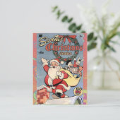 Kerstkerst 1952 feestdagenkaart (Staand voorkant)