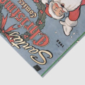 Kerstkerst 1952 tissuepapier (Detail)