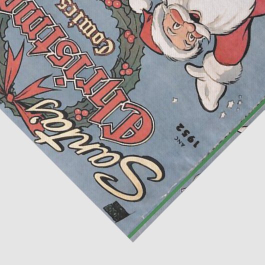 Kerstkerst 1952 tissuepapier (Detail)