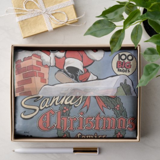 Kerstkerst 1952 tissuepapier (Geschenk)