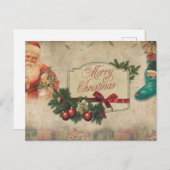  kerstkerst briefkaart (Voorkant / Achterkant)