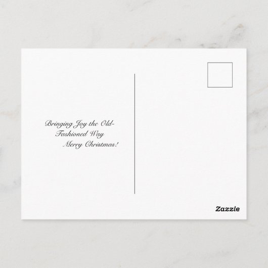  kerstkerst briefkaart (Achterkant)