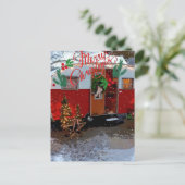 kerstkerst briefkaart (Staand voorkant)