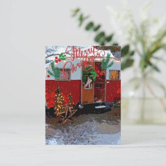  kerstkerst briefkaart (Staand voorkant)