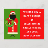 Kerstkerst Briefkaart (Voorkant)