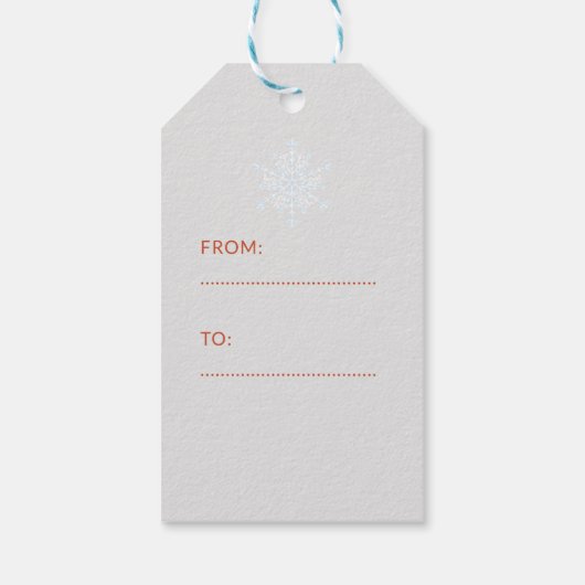  kerstkerst cadeaulabel (Achterkant)