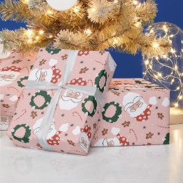 Kerstkerst Cadeaupapier