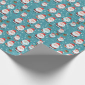 Kerstkerst Cadeaupapier (Hoek)