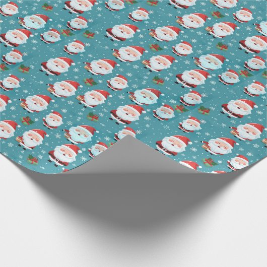 Kerstkerst Cadeaupapier (Hoek)