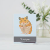 Kerstkerst Feestdagenkaart (Staand voorkant)