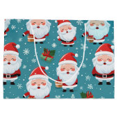 Kerstkerst Groot Cadeauzakje (Achterkant)