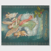  kerstkerst in Angels Cadeaupapier (Vlak)