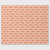  kerstkerst in Santa Reindeer Cadeaupapier (Vlak)