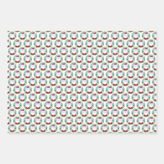 Kerstkerst Inpakpapier Vel (Voorkant 2)