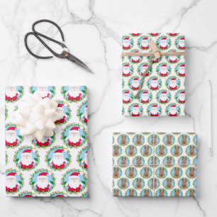 Kerstkerst Inpakpapier Vel