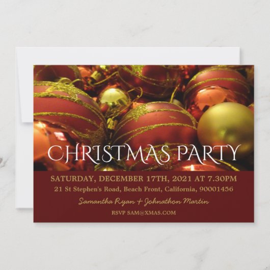 Kerstkerst Kaart (Voorkant)