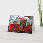  kerstkerst kaart (Voorkant)