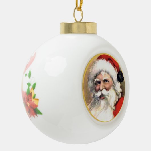  kerstkerst keramische bal ornament (Links)