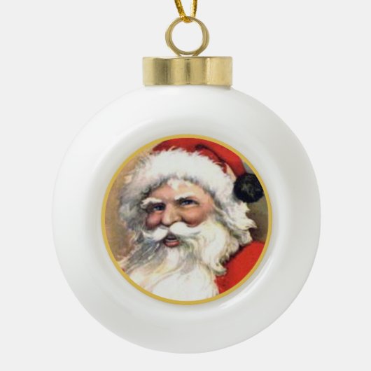  kerstkerst keramische bal ornament (Voorkant)