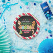 Kerstkerst - kerstkerstak - wit papieren bordje (Feest)