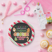 Kerstkerst - kerstkerstak - wit papieren bordje (Feest)