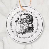 Kerstkerst — kerstkeurmerk bedankjes labels (Achterkant)