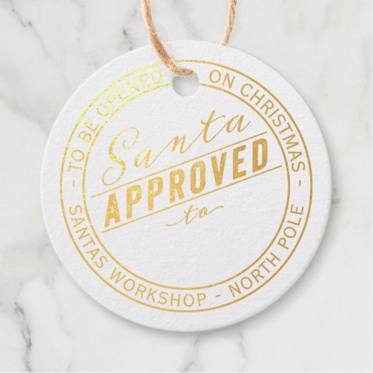 Kerstkerst — kerstkeurmerk bedankjes labels (Voorkant)