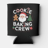 Kerstkerst kerstmis met koekjesbakkerij blikjeskoeler (Voorkant)