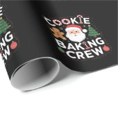 Kerstkerst kerstmis met koekjesbakkerij cadeaupapier (Rol Hoek)