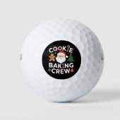 Kerstkerst kerstmis met koekjesbakkerij golfballen (Voorkant)