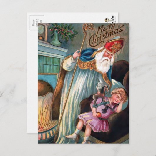 kerstkerst met Angry Briefkaart (Voorkant / Achterkant)