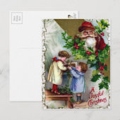 kerstkerst met Angry Briefkaart (Voorkant / Achterkant)