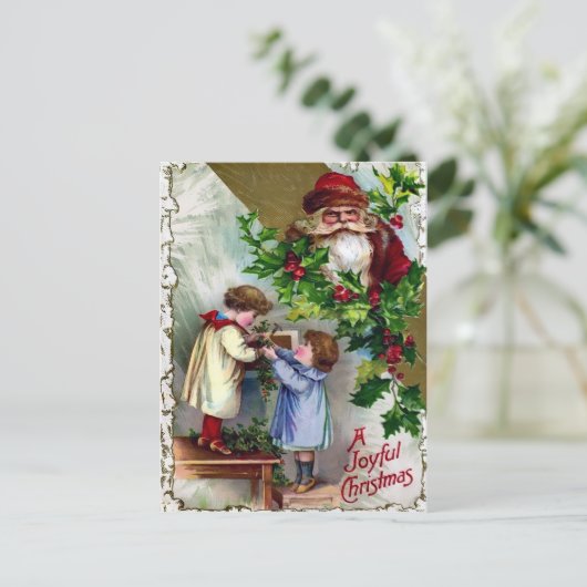  kerstkerst met Angry Briefkaart (Staand voorkant)