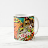  kerstkerst met kat koffiemok (Voorkant rechts)