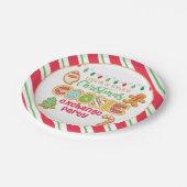 Kerstkerst met kerstcadeau papieren bordje (Gekanteld)