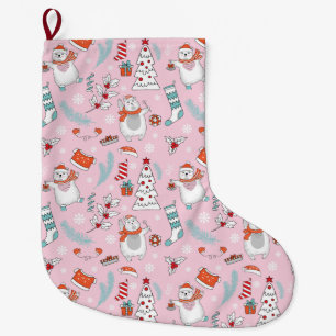 Kerstkerst met kerstmis grote kerststop kerstsok