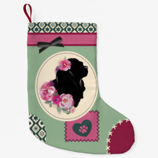 kerstkerst Roze groen Kleine Kerstsok