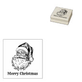  kerstkerst rubberstempel (Gestempeld)
