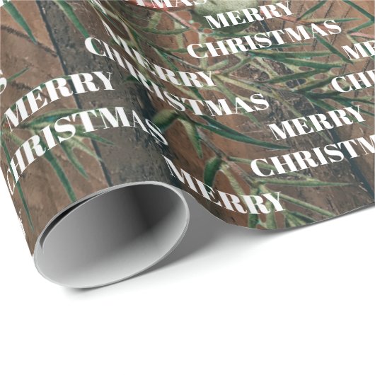 Kerstkerst Rustige kerstkerst Cadeaupapier (Rol Hoek)