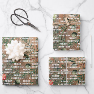 Kerstkerst Rustige kerstkerst Inpakpapier Vel