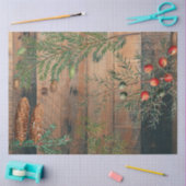 Kerstkerst Rustige kerstkerst Tissuepapier (Craft)