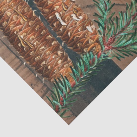 Kerstkerst Rustige kerstkerst Tissuepapier (Detail)