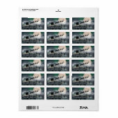 KerstkerstAdresetiketten in de middernacht Etiket (Full Sheet)