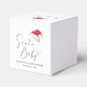 KerstkerstBaby shower voor kerstmis Baby Bedankdoosjes (Achterkant)