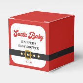 KerstkerstBaby shower voor kerstmis Baby Bedankdoosjes (Voorkant Zijde)