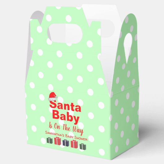 KerstkerstBaby shower voor kerstmis Baby Bedankdoosjes (Geopend)