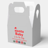 KerstkerstBaby shower voor kerstmis Baby Bedankdoosjes (Geopend)