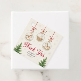 KerstkerstBaby shower voor kerstmis Baby Bedankjes Labels