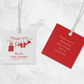 KerstkerstBaby shower voor kerstmis Baby Bedankjes Labels
