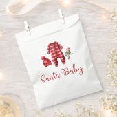 KerstkerstBaby shower voor kerstmis Baby Bedankzakje (Geknipt)